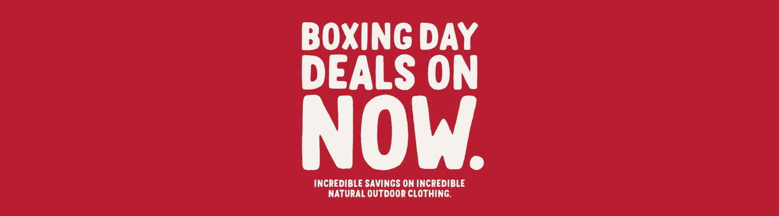 Boxing day deals on now.