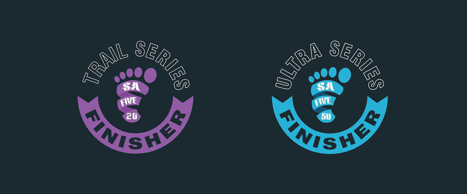 Trail series Five20 and Ultra series Five50 finisher