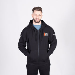 Fusion 380 Unisex Natural Fleece Zip Hoodie - Tower Trail
