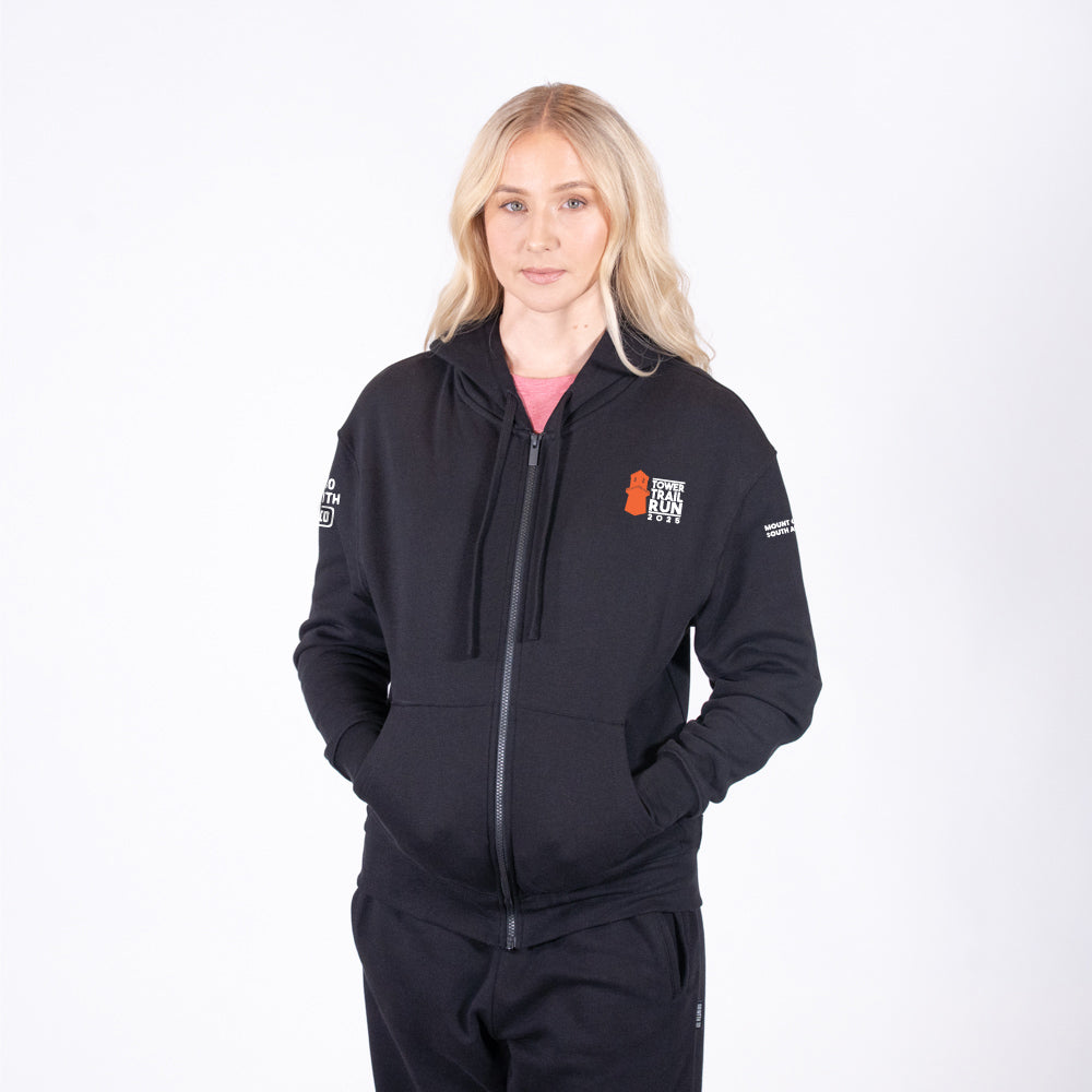 Fusion 380 Unisex Natural Fleece Zip Hoodie - Tower Trail