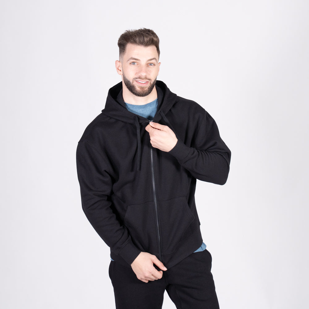 Fusion 380 Unisex Natural Fleece Zip Hoodie