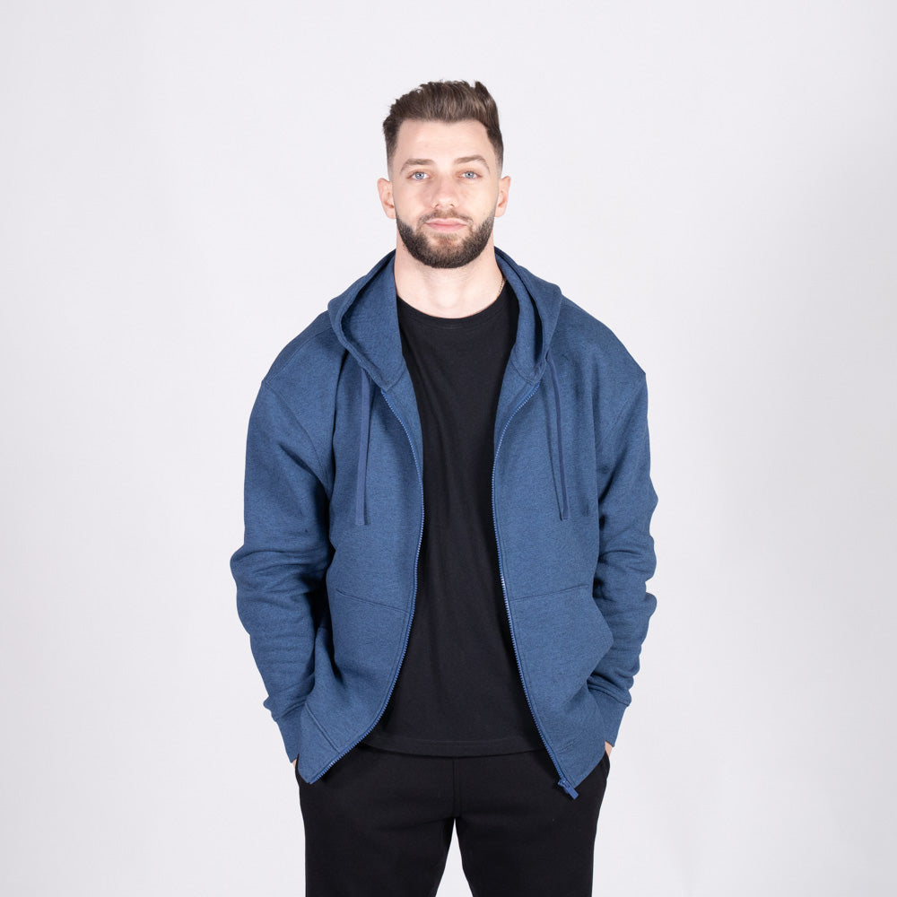 Fusion 380 Unisex Natural Fleece Zip Hoodie