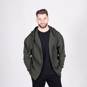 Fusion 380 Unisex Natural Fleece Zip Hoodie