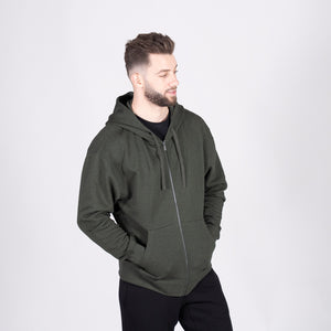 Fusion 380 Unisex Natural Fleece Zip Hoodie