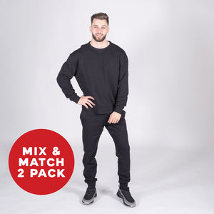 Fusion 300 Natural Fleece Crew and Trackpants Bundle