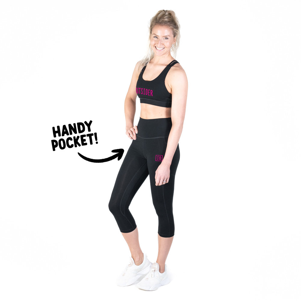 Pace 3/4 Compression Leggings