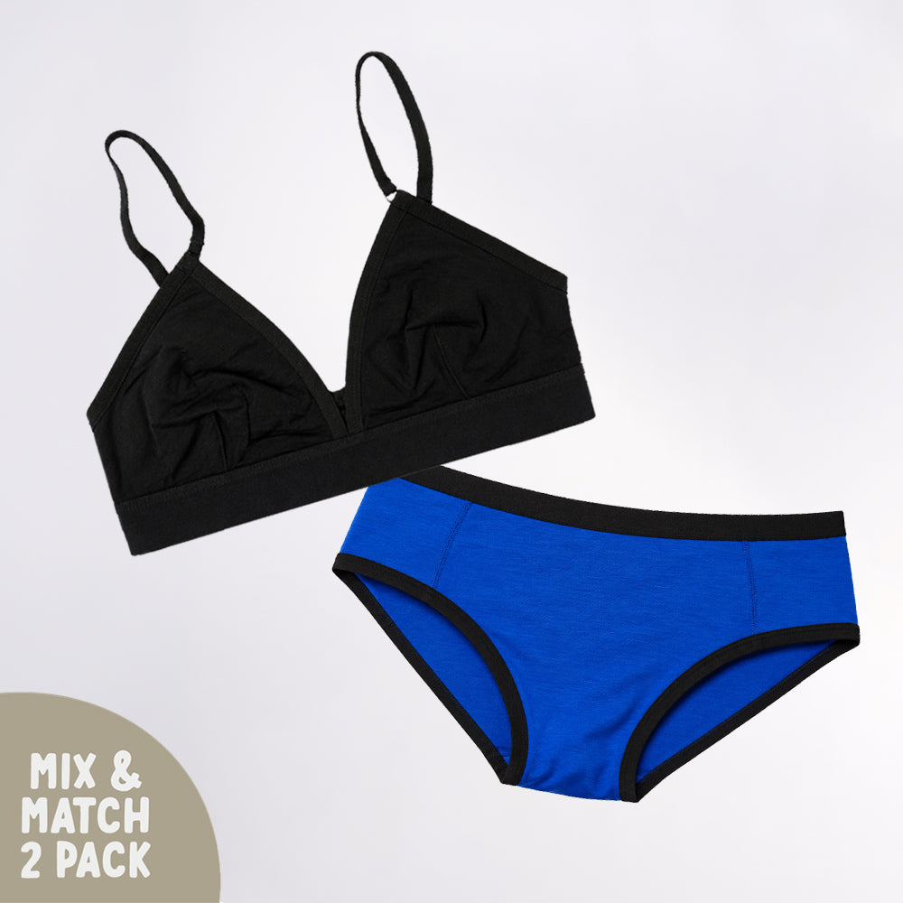 Zodiac Triangle Crop and Bikini Brief Bundle