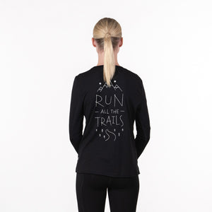 Universal Long Sleeve - Run All The Trails (PRINTED STOCK CLEARANCE)