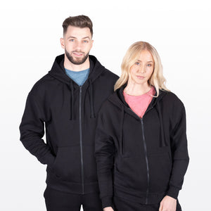 Fusion 380 Unisex Natural Fleece Zip Hoodie