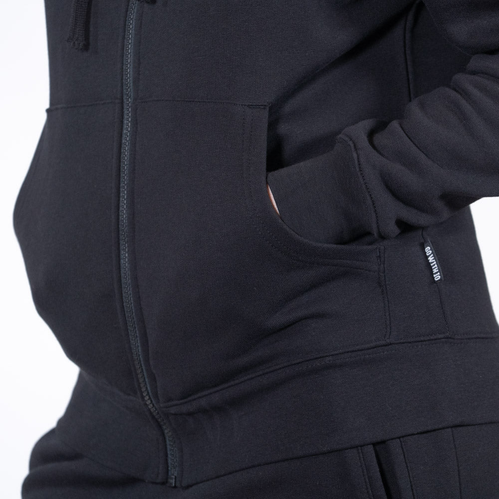 Fusion 380 Unisex Natural Fleece Zip Hoodie