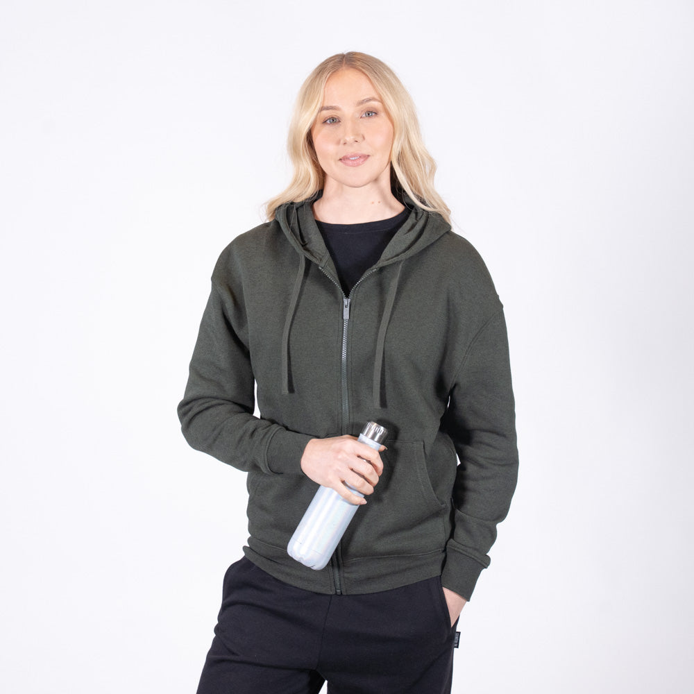 Fusion 380 Unisex Natural Fleece Zip Hoodie