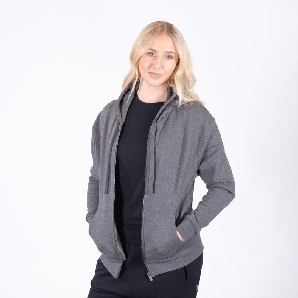Fusion 380 Unisex Natural Fleece Zip Hoodie
