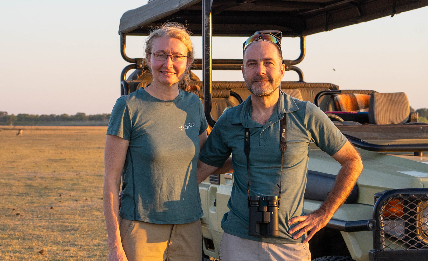 Jodie on safari in Botswana