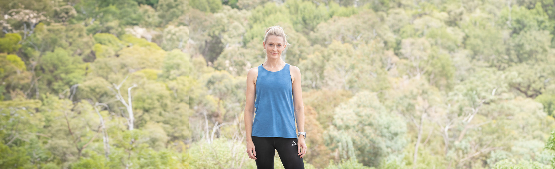 Women's tees and tanks for wearing outdoors and hitting the trails 