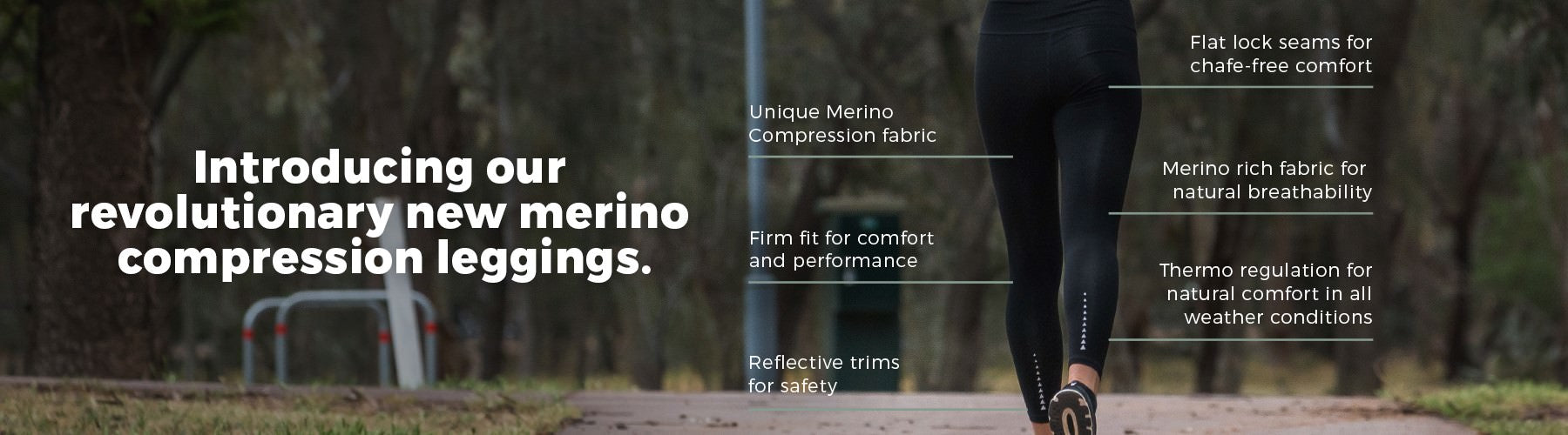 Merino-Compression Leggings