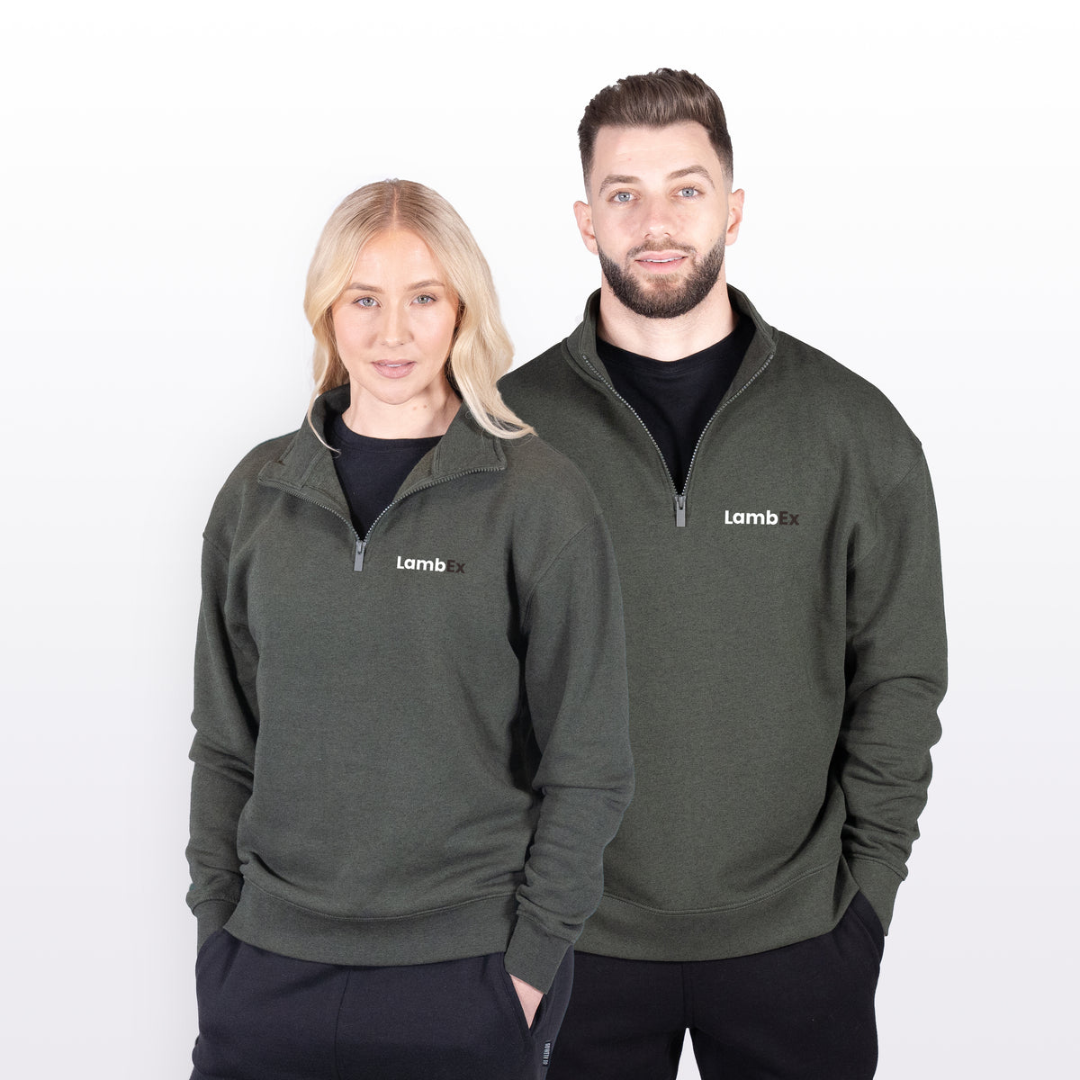 Fusion 380 Unisex Natural Fleece 1/4 Zip - Lambex