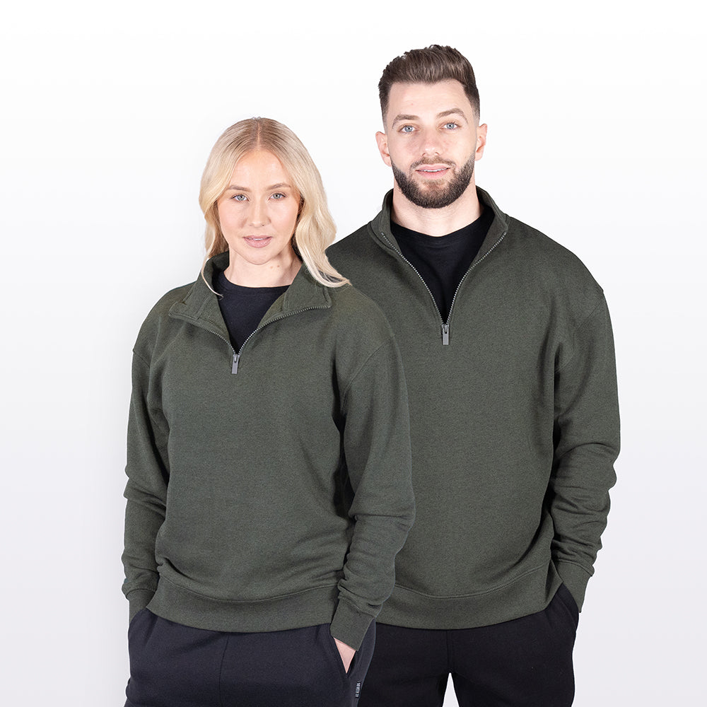 Fusion 380 Unisex Natural Fleece 1/4 Zip