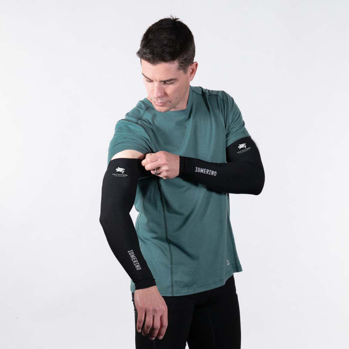 Pace Arm Warmers - Great White Ultra