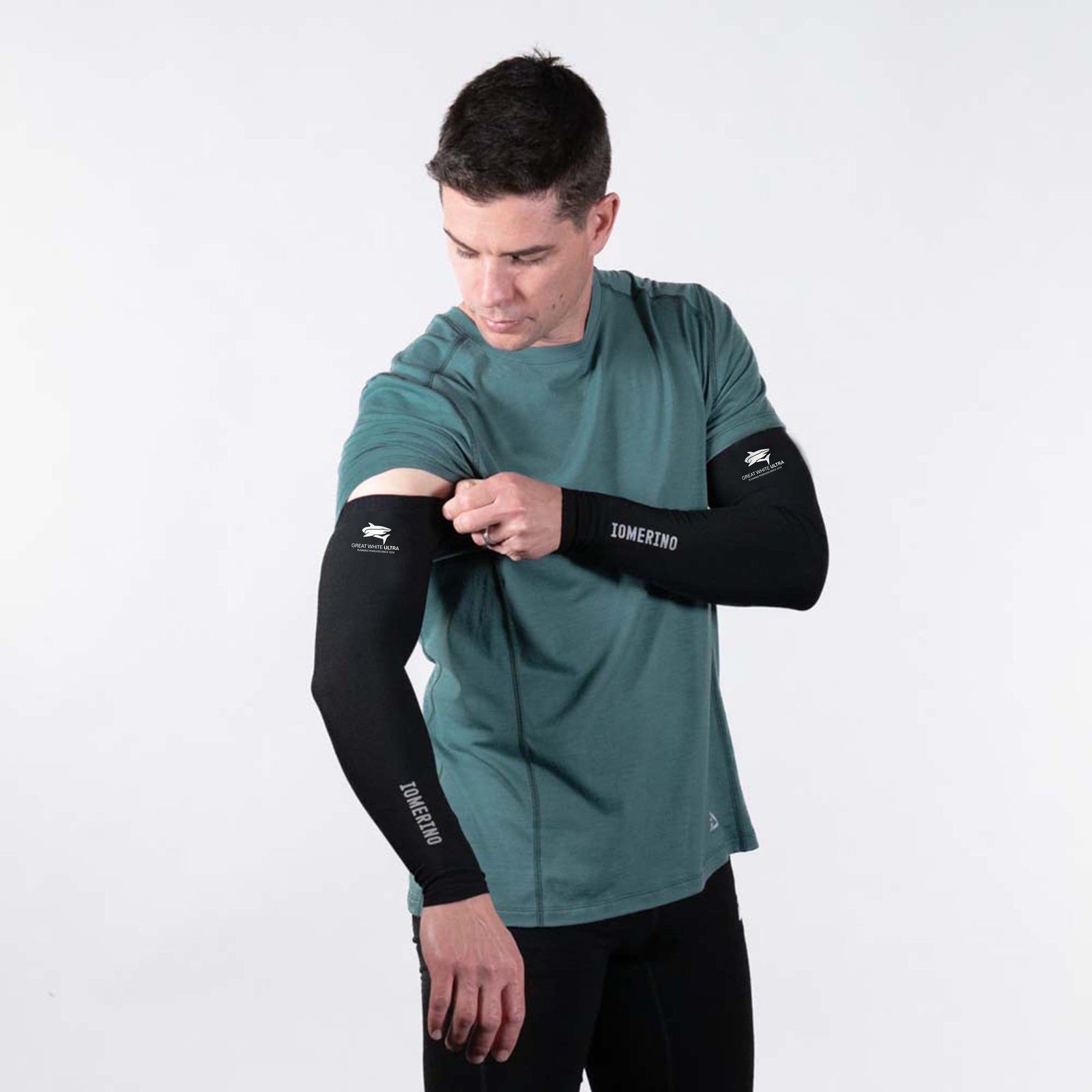 Pace Arm Warmers - Great White Ultra