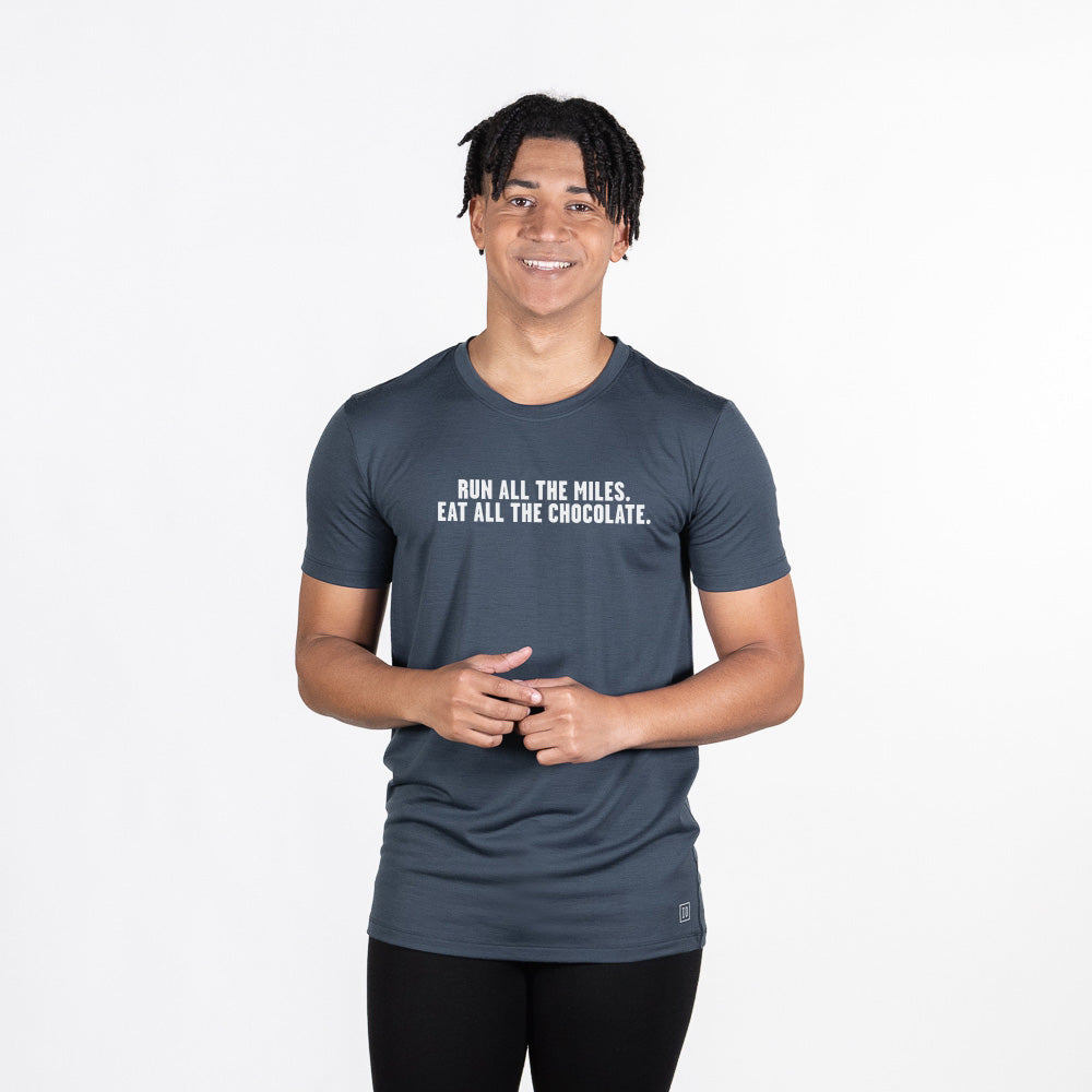 Horizon Tee - Run All The Miles, Eat All The Chocolate