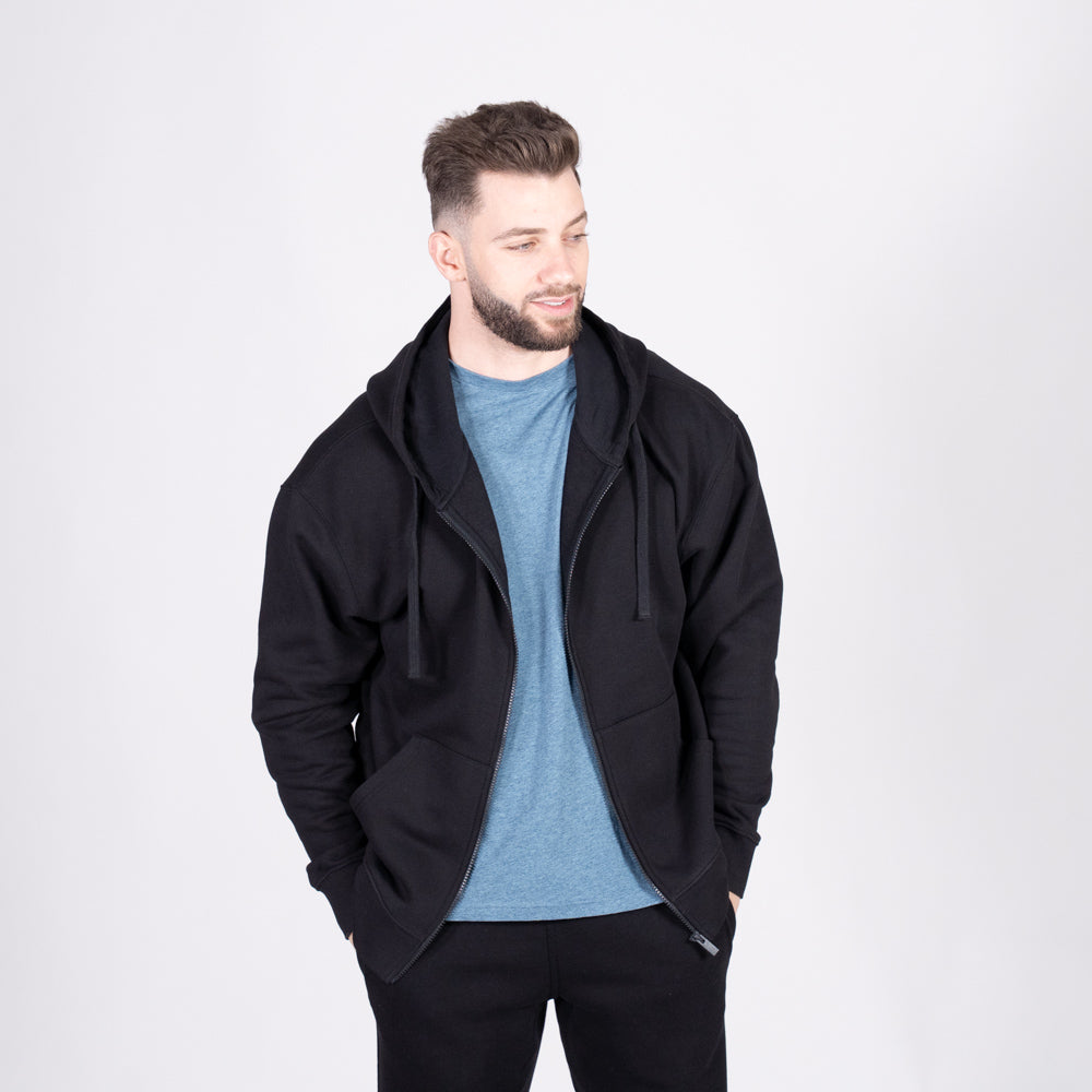 Fusion 380 Unisex Natural Fleece Zip Hoodie