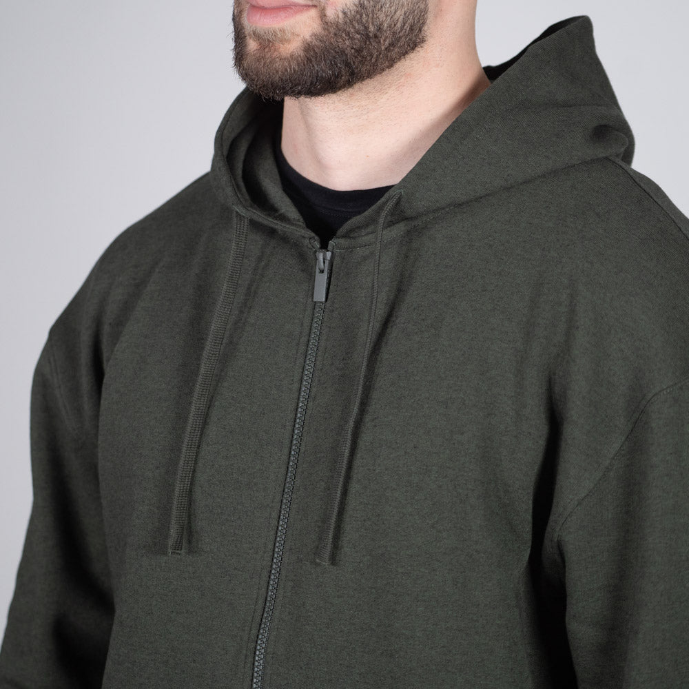 Fusion 380 Unisex Natural Fleece Zip Hoodie