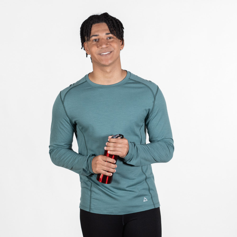 Men's Merino Wool Long Sleeve Top | ioMerino Outdoor Clothing