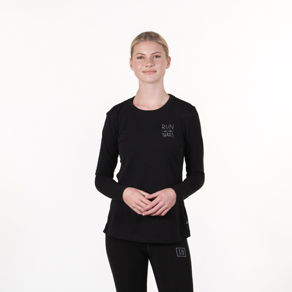 Universal Long Sleeve - Run All The Trails (PRINTED STOCK CLEARANCE)