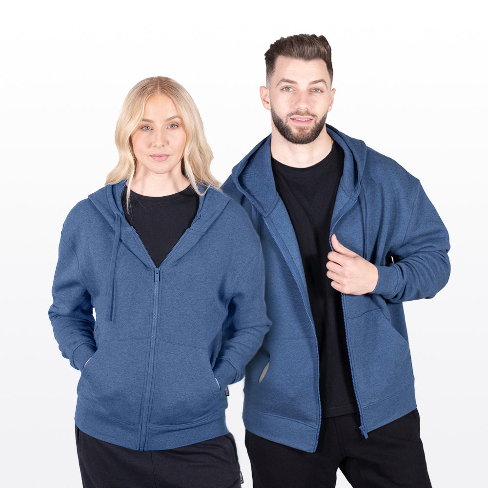 Fusion 380 Unisex Natural Fleece Zip Hoodie