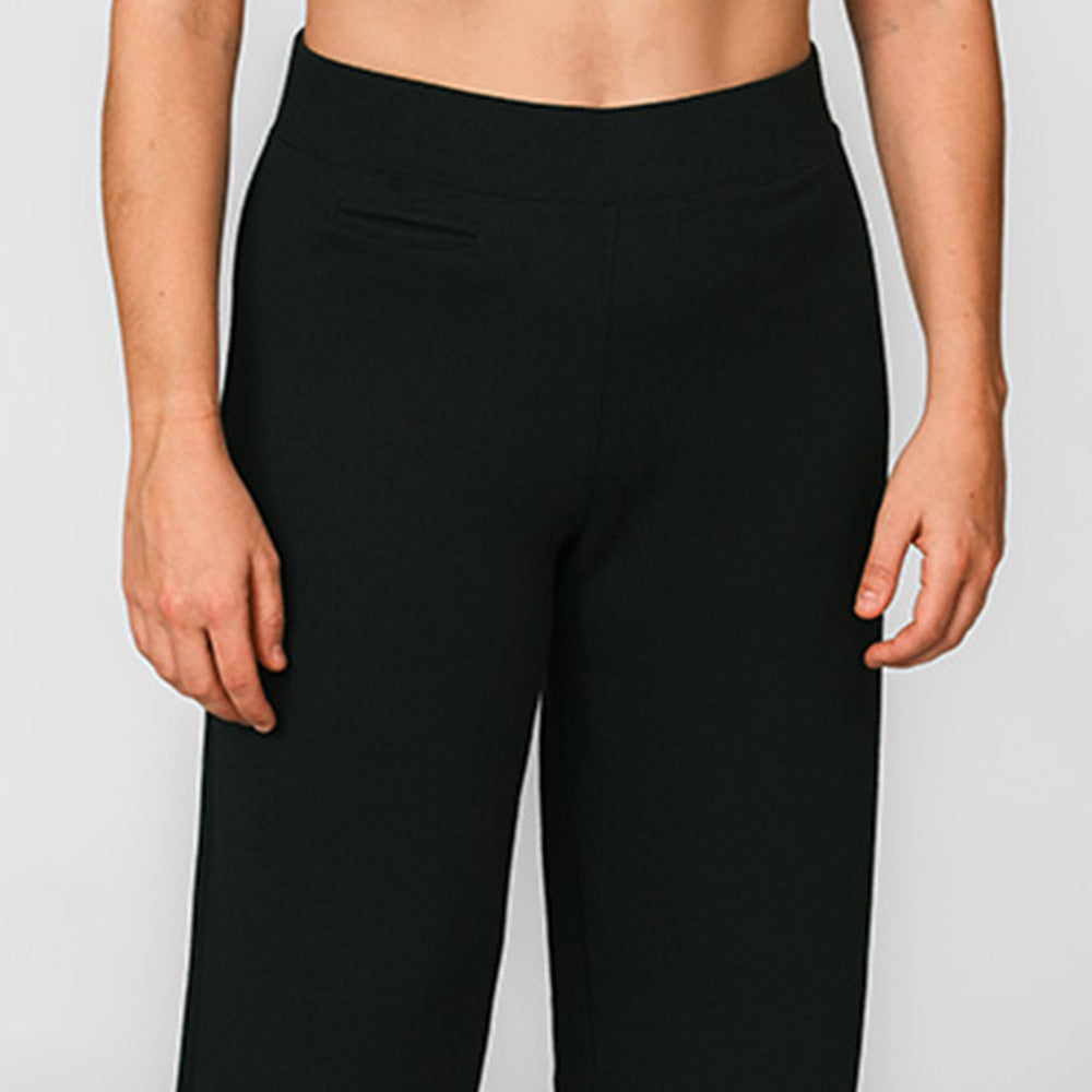 Merino Wide Leg Travel Pant