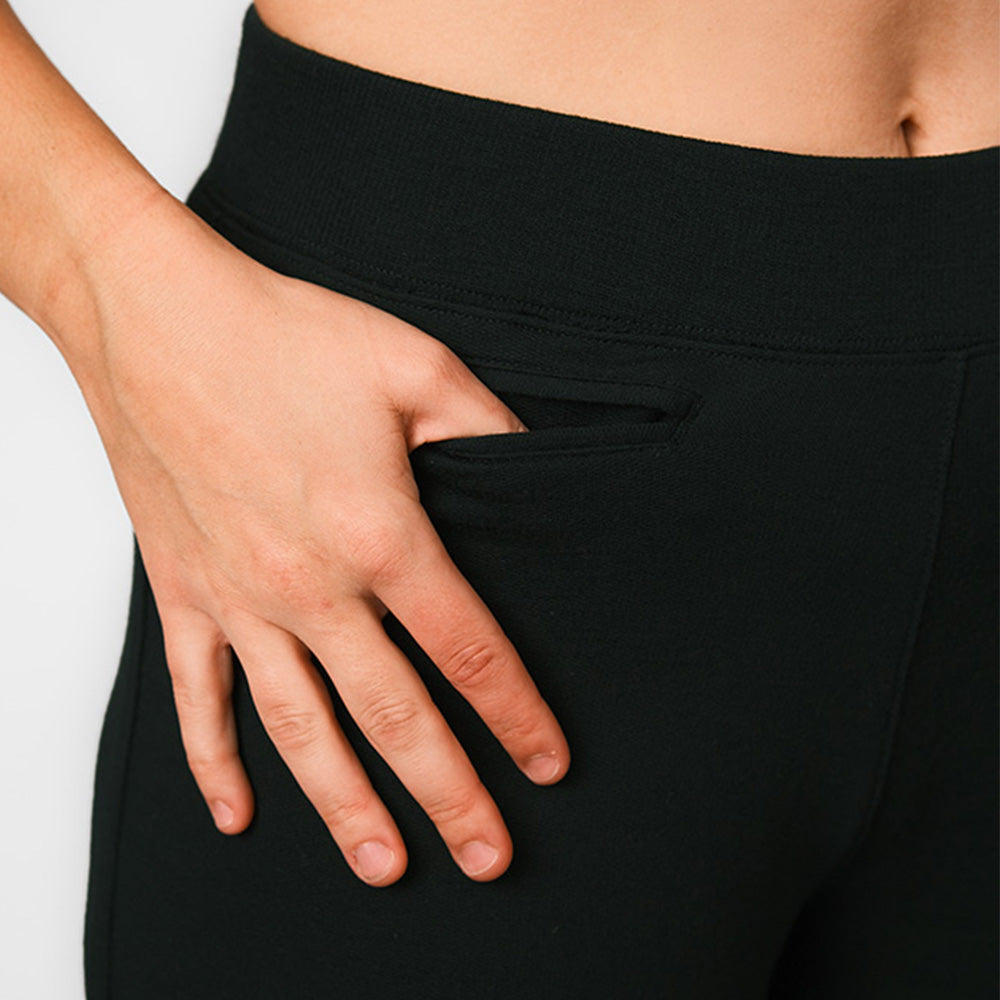 Merino Wide Leg Travel Pant