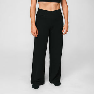 Merino Wide Leg Travel Pant