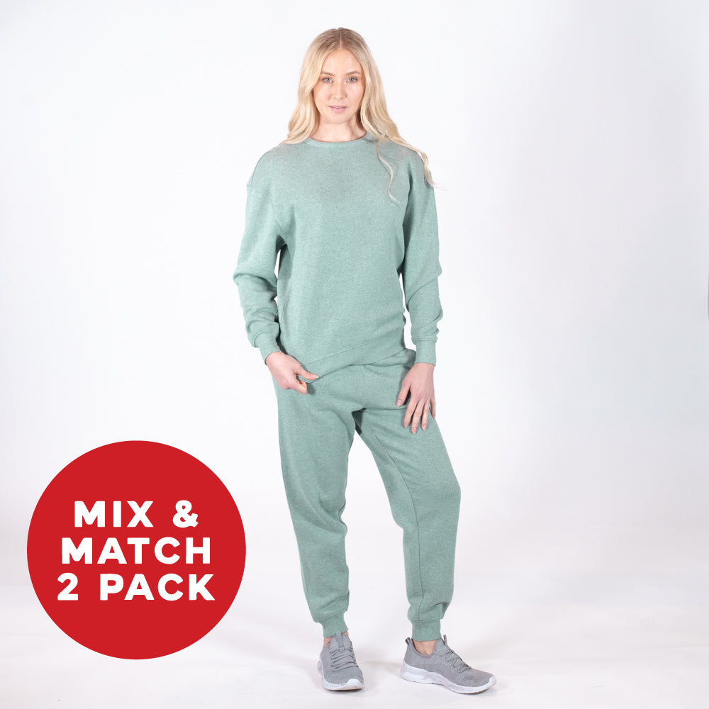 Fusion 300 Natural Fleece Crew and Trackpants Bundle