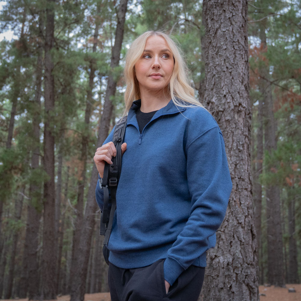 Fusion 380 Unisex Natural Fleece 1/4 Zip