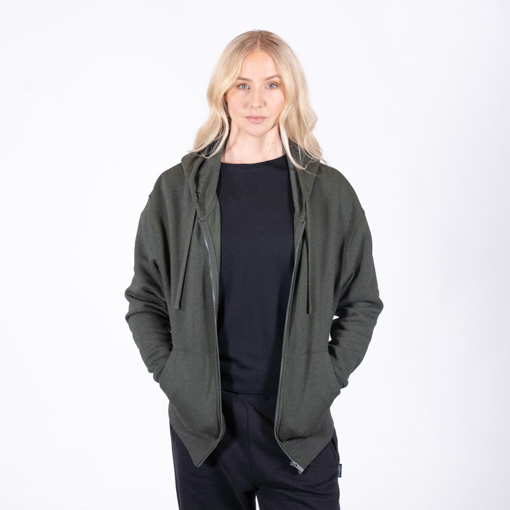 Fusion 380 Unisex Natural Fleece Zip Hoodie