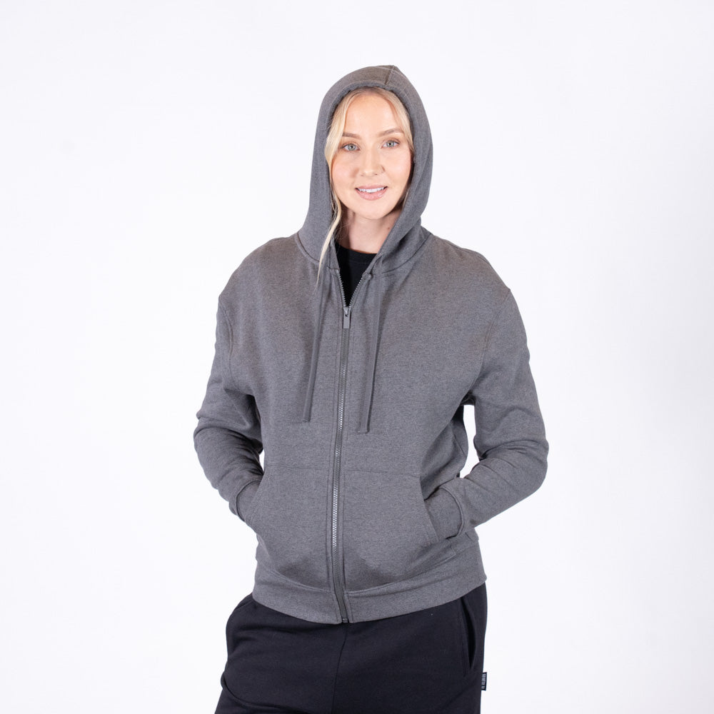 Fusion 380 Unisex Natural Fleece Zip Hoodie