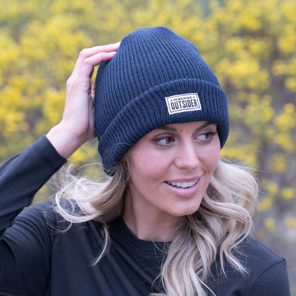 Winter Skull Beanie - Merino Wool & Possumdown Blend, Unisex, Warm & Quick-Drying