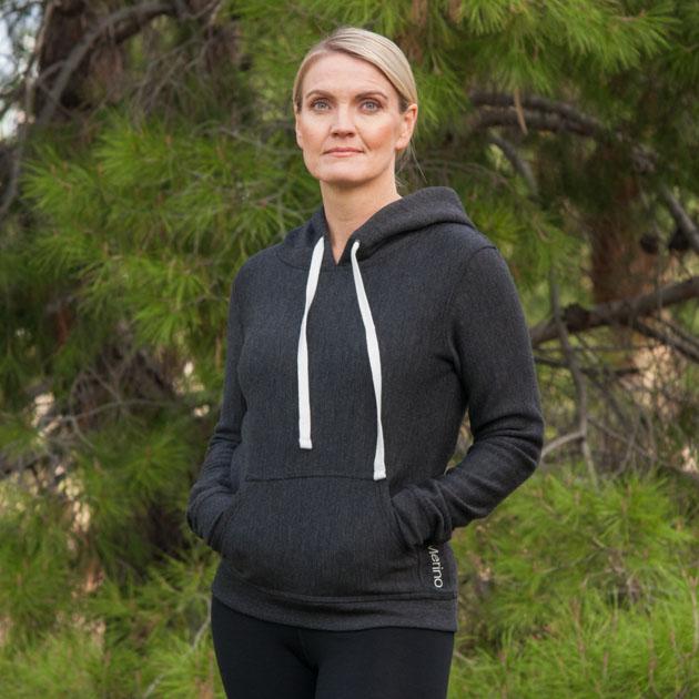 Merino wool pullover hoodie clearance
