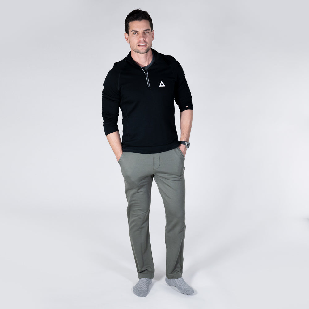 Shop Men's Glacier Merino Wool Tracksuit Pants | ioMerino