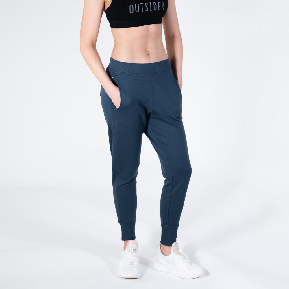 Women's Stride Merino Wool Tracksuit Pants | ioMerino